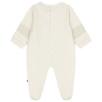 Ivory & Gold Logo Babygrow
